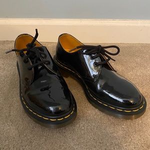 Dr martens patent leather Oxford shoes